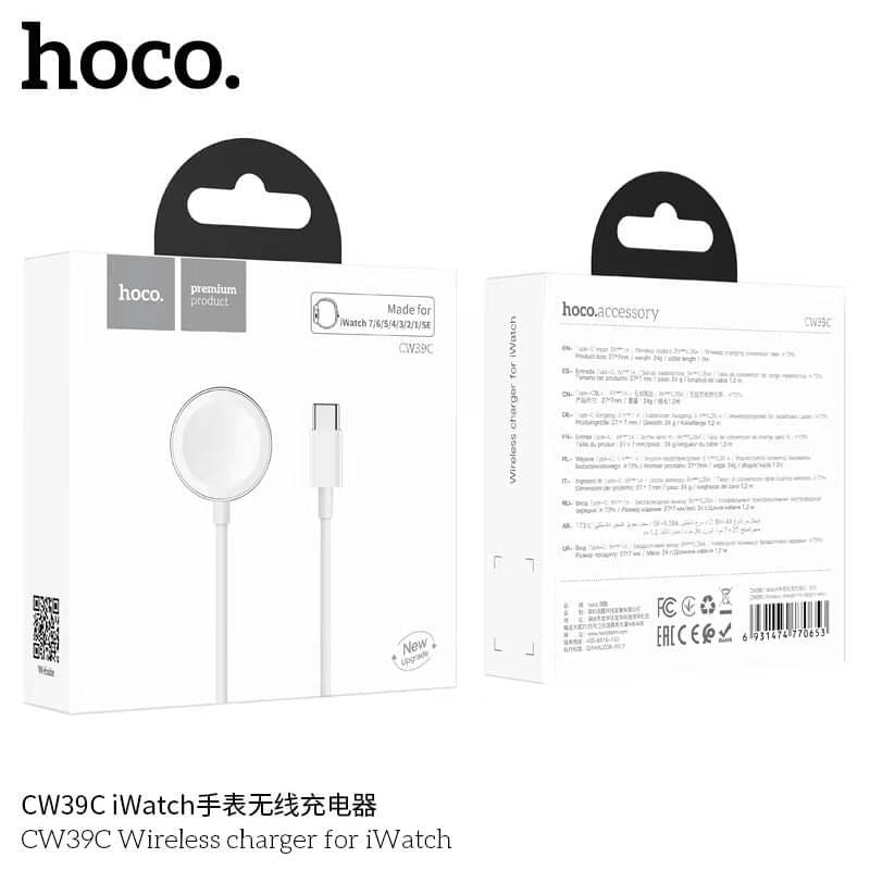 Hoco CW39C Type-C Wireless charger for iWatch