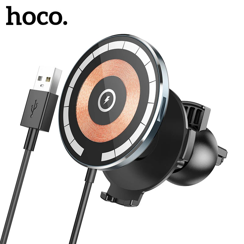 Hoco CW42 Discovery Edition Mutipurpose magnetic car wireless charger