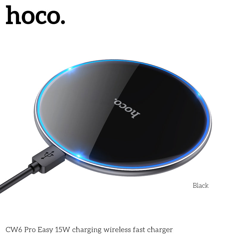 Hoco - CW6 Pro Easy 15W charging wireless fast charger