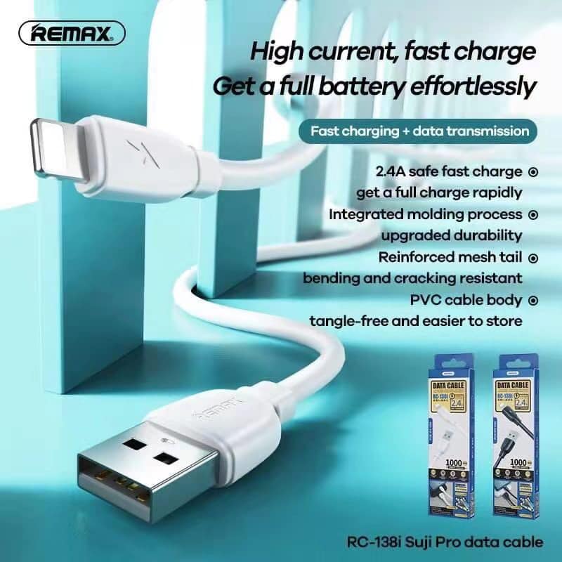 REMAX Suji Pro 2.4A data cable  RC-138i for Lightning