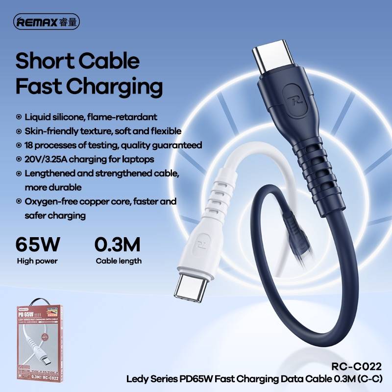 REMAX RC-C022 C-L Ledy Series PD20W Fast Charging Data Cable