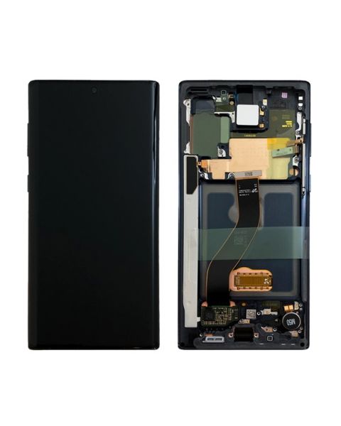 LCD Screen - Samsung Note 10 N970F With Frame (Service Pack)