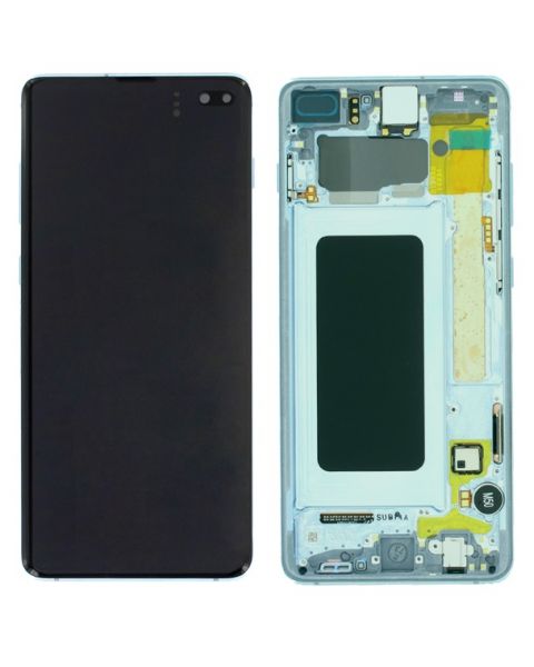 LCD Screen - Samsung S10 plus With Frame (Service Pack) G975F