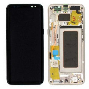 LCD Screen - Samsung S8 With Frame (Service Pack) G950F