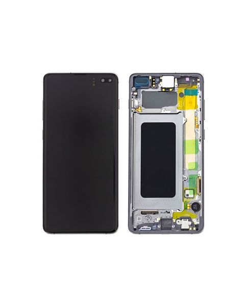LCD Screen - Samsung S10 plus With Frame (Service Pack) G975F
