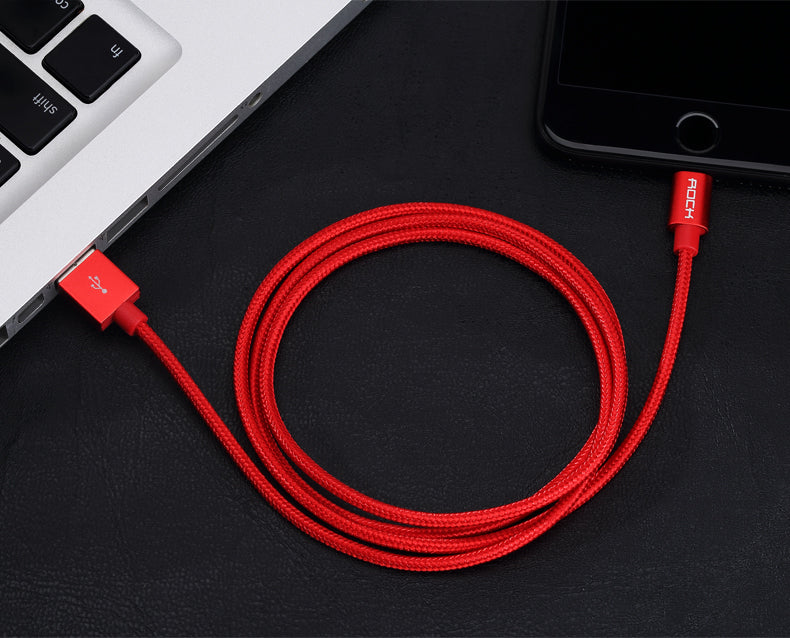 Rock - MFi Lightning Charge & Sync Round Cable II #201090010049